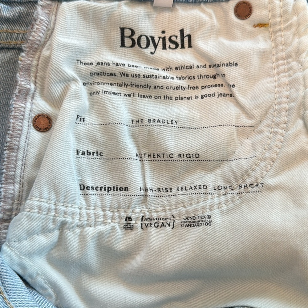 NWT Boyish The Bradley High Rise Relaxed Fit Sz 27 - Picture 3 of 11